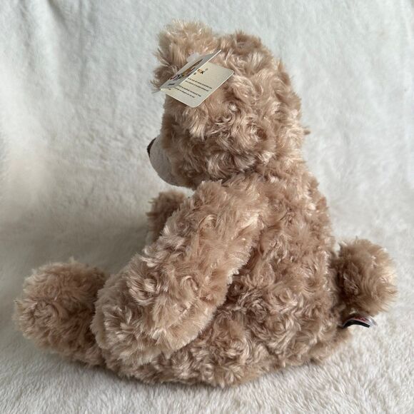 Unipak Cream Teddy Bear 14” Vera w/Paw Pawprints Plush Stuffed Animal - Picture 5 of 9